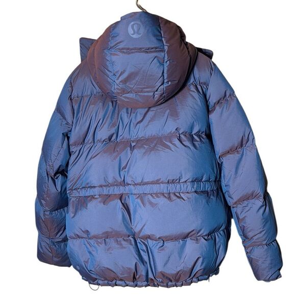 Lululemon women’s 10 wunder puff 600 down fill jacket heathered wild indigo - Picture 10 of 14